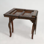 Moroccan Antique Inlaid Game Table