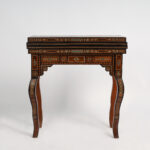 Moroccan Antique Inlaid Game Table