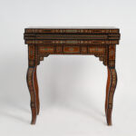 Moroccan Antique Inlaid Game Table