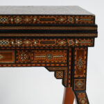 Moroccan Antique Inlaid Game Table