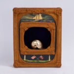 Antique Nautical Display Box for the Schooner Marion