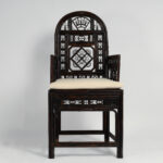 Pair of Antique Chinese Brighton Pavilion Style Bamboo Chairs