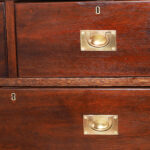 Pair of Antique English Campaign Chests