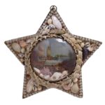 Pair of Antique Star Form Sailors Valentines