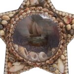 Pair of Antique Star Form Sailors Valentines