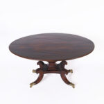 Antique English Regency Tilt Top Table