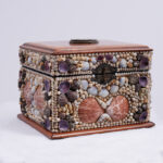 Seashell Encrusted Antique Box