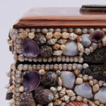 Seashell Encrusted Antique Box