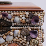 Seashell Encrusted Antique Box