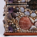 Seashell Encrusted Antique Box