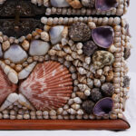 Seashell Encrusted Antique Box