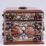 Seashell Encrusted Antique Box