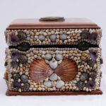 Seashell Encrusted Antique Box