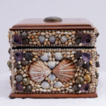 Seashell Encrusted Antique Box