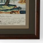 Antique Framed English Watercolor and Ink of a Toucan by William Goodall