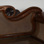 West Indies Carved and Caned Antique Settee or Sofa