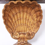 Vintage Palm Beach Regency Grotto Style Seashell Console Table