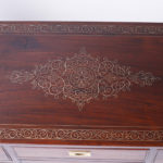 Anglo Indian Mid Century Rosewood Inlaid Chest