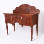 Antique British Colonial West Indies Mahogany Sideboard or Server