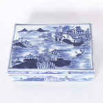 Chinese Blue and White Porcelain Lidded Box