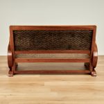 Art Deco Style Jamaican Caned Settee or Love Seat