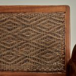 Art Deco Style Jamaican Caned Settee or Love Seat