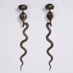 Pair of Anglo Indian Cobra Wall Sconces