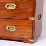 Antique British Colonial Campaign Chest of Drawers