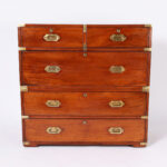 Antique British Colonial Campaign Chest of Drawers