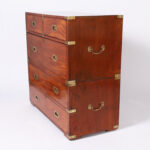 Antique British Colonial Campaign Chest of Drawers