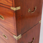 Antique British Colonial Campaign Chest of Drawers