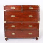 Antique English Campaign Chest of Drawers