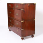 Antique English Campaign Chest of Drawers
