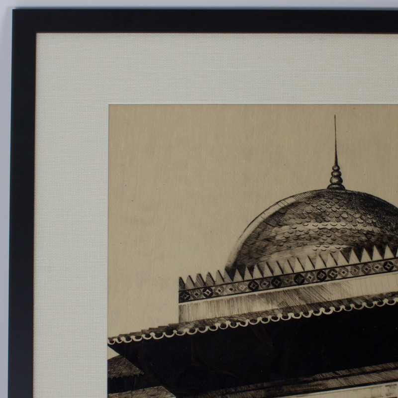 Reverse Drawing of Moorish Architecture by Cathy Wiggs