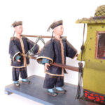 Antique Chinese Model of a Sovereign Carried in Sedan or Litter