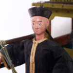 Antique Chinese Model of a Sovereign Carried in Sedan or Litter