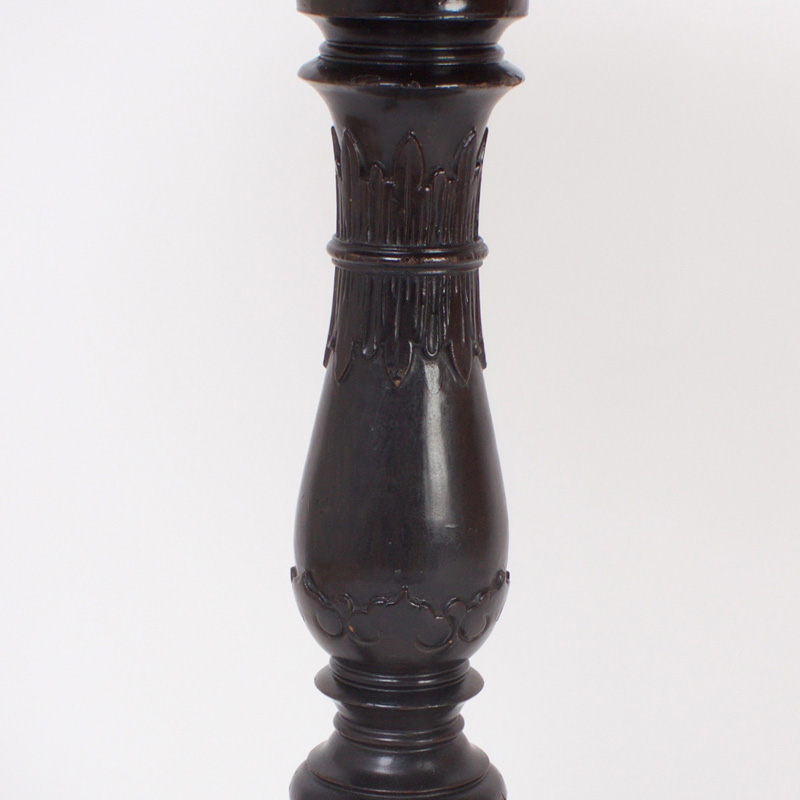 Rare Chinese Carved Rosewood Table or Candle Stand