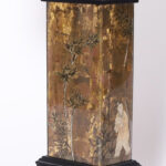 Pair of Vintage Eglomise Chinoiserie Table Lamps