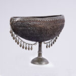 Antique Anglo Indian Coco de Mer Footed Bowl