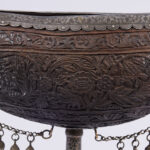 Antique Anglo Indian Coco de Mer Footed Bowl