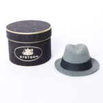 Vintage Collection of Ten Miniature Hat Boxes with Hats