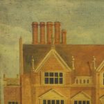 Oil Painting on Canvas of a Sixteenth Century Building by Dan Dunton