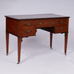 Antique English Regency Leather Top Desk