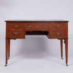 Antique English Regency Leather Top Desk