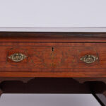 Antique English Regency Leather Top Desk