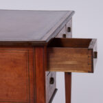 Antique English Regency Leather Top Desk