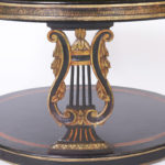 Antique English Tole Tray Table