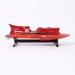 Vintage Ferrari Racing Boat Model