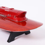 Vintage Ferrari Racing Boat Model