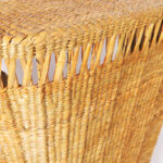 Mid Century Style Tropical Woven Reed Bar from the FS Flores Collection